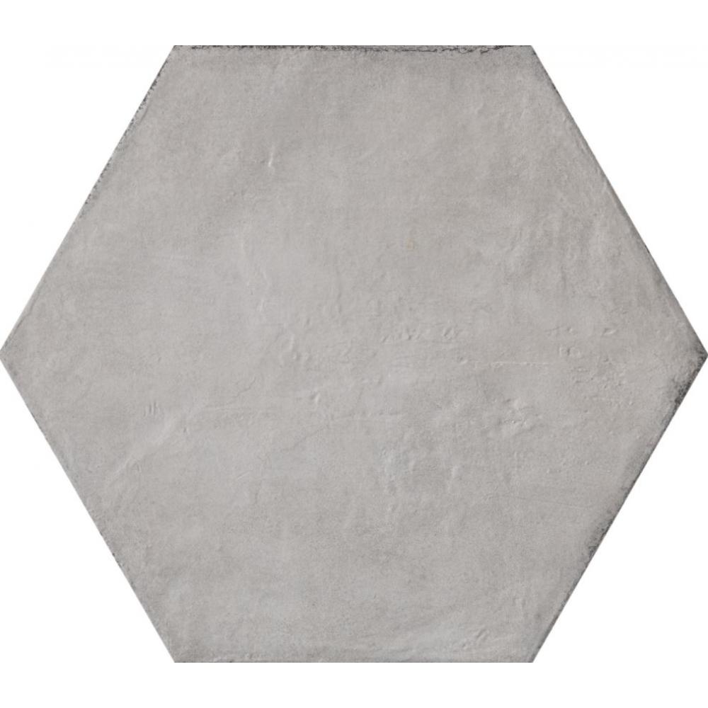 hexagon alaku szurke csempe rusztikus burkolat kulonleges greslap nappali eloszoba konyha furdoszoba lameridiana lakberendezes.jpg